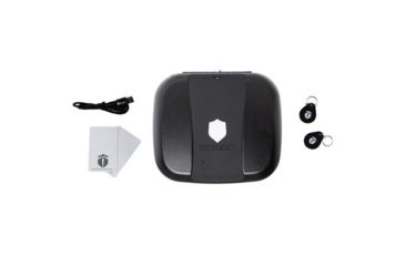 Image of The GunBox Echo Plus Biometric Safe, Wifi Enabled, Fingerprint/Keypad/RFID Access, Carbon Black, GBEP-CB