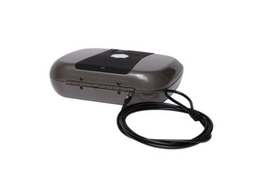 Image of The GunBox Echo Plus Biometric Safe, Wifi Enabled, Fingerprint/Keypad/RFID Access, Gun Smoke, GBEP-GS