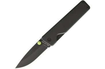 Image of The James Brand The Chapter Framelock Black Folding Knife,2.75in,D2 Tool Steel,Standard Edge,Black Handle TJBP2201