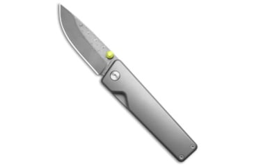 Image of The James Brand The James Brand The Chapter 2 Frame Lock Knife Titanium 2.75" Damasteel, Gray, Damasteel, adult, BHQ-212919