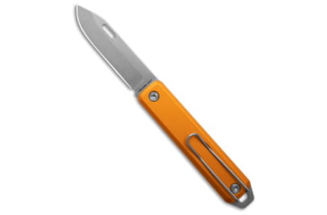 Image of The James Brand The James Brand The Ellis Slim Knife Canary Aluminum 2.6" Satin, Orange, Sandvik 12C27, adult, BHQ-182980