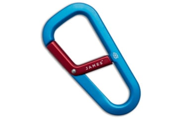Image of The James Brand The James Brand The Hardin Carabiner - Cerulean/Red, Blue/Red, adult, BHQ-195455