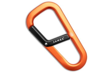 Image of The James Brand The James Brand The Hardin Carabiner - Orange/Black, Black/Orange, adult, BHQ-195456