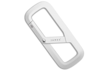 Image of The James Brand The James Brand The Madison Carabiner - Silver, Silver, adult, BHQ-216849