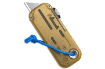 Image of The James Brand The James Brand The Palmer Clear Utility Knife Olive Stone Al 0.56" Satin, Yellow, Steel, adult, BHQ-235033
