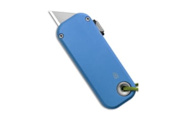 Image of The James Brand The James Brand The Palmer Utility Knife Cerulean Aluminum 0.56" Satin, Blue, -, adult, BHQ-176540