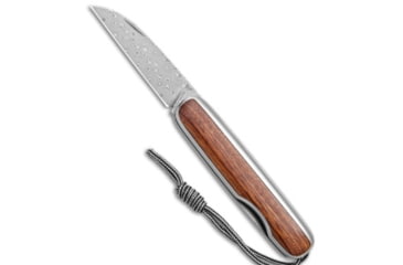 Image of The James Brand The James Brand The Pike Slip Joint Knife Rosewood 2.25" Damascus, Wood, Damascus, adult, BHQ-137969
