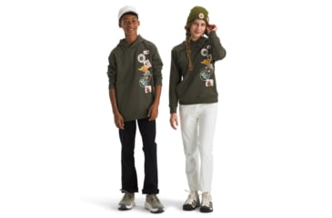 Image of The North Face The North Face Teen Smokey Camp Fleece Pullover Hoodie, NF0A8B1U-2CP-L