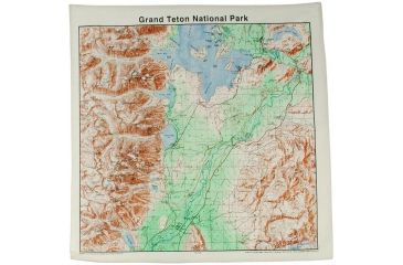 Image of The Printed Image Glacier National Park Topo Ban 522