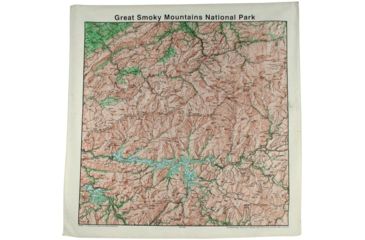 Image of The Printed Image Glacier National Park Topo Ban 522