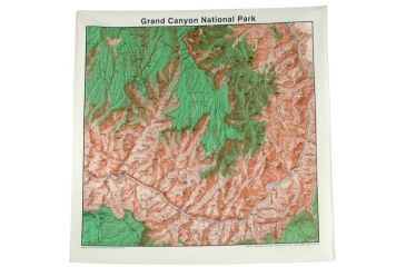Image of The Printed Image Glacier National Park Topo Ban 522