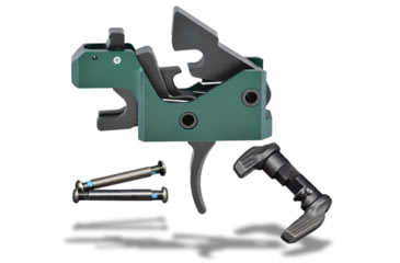 Image of The Triggered Company The Disruptor AR-15 FRT 3 Position Drop In Forced Reset Rifle Trigger w/ Ambidextrous Safety Selector, AR-15, Curved, 3.7-4.1lb, Green, 3