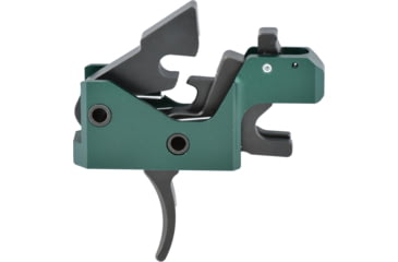 Image of The Triggered Company The Disruptor AR-15 FRT 3 Position Drop In Forced Reset Rifle Trigger w/ Ambidextrous Safety Selector, AR-15, Curved, 3.7-4.1lb, Green, 3