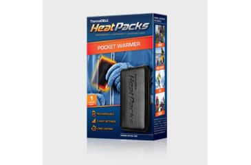 Image of Heat Packs - Rechargeable Pocket Warmer w/USB Cord and Wall Charger, Black