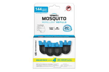 Image of Thermacell Repellents Inc. Thermacell Rechargeable Mosquito Repellent Refill 36 HR Four Pack, ER436