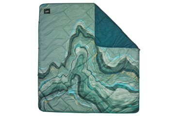 Image of Therm-a-Rest Argo Blanket, Sage/Topo Wave, Double, 11607