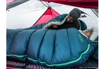 Image of Therm-a-Rest Hyperion 20F/-6C Sleeping Bag, Deep Pacific, Small, 10700