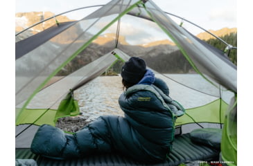 Image of Therm-a-Rest Hyperion 20F/-6C Sleeping Bag, Regular, Deep Pacific, 10723