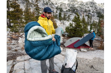 Image of Therm-a-Rest Hyperion 20F/-6C Sleeping Bag, Regular, Deep Pacific, 10723