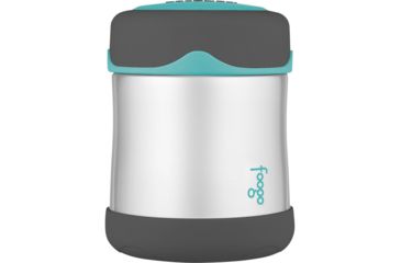 Image of Thermos Foogo Stainless Steel, Vacuum Insulated Food Jar - Teal/Smoke - 10 oz. 58258