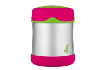 Image of Thermos Foogo Stainless Steel, Vacuum Insulated Food Jar - Watermelon/Green - 10 oz. 58259