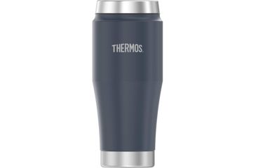 Image of Thermos Vacuum Insulated Stainless Steel Travel Tumbler - 16oz - Matte Dusty Blue 74657