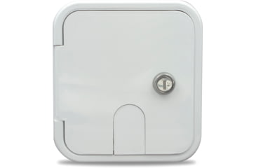 Image of Thetford City/Gravity Water Hatch With Plastic Check Valve, Polar White, 94226