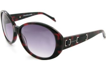 Image of Thierry Mugler 10198 Red Tortoise Frame, Purple Gradient Lenses Frame Womens Sunglasses, 58-15-130 10198-C3