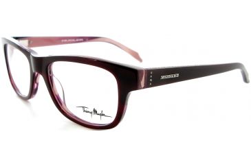 Image of Thierry Mugler Progressive Eyeglasses9313 Burgundy-Mauve Frame, Women, 50-18-135 9313-C2PROG