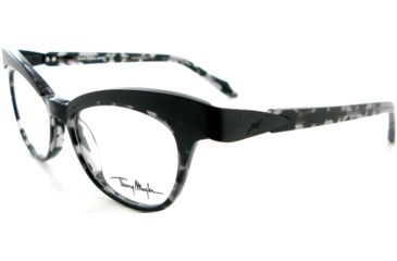 Image of Thierry Mugler Progressive Eyeglasses9320 Black-Tortoise-Gunmetal Frame, Women, 49-18-140 9320-C4PROG