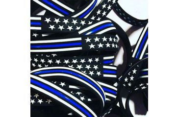 Image of Thin Blue Line American Flag Bracelet, X-small, 6 Inch, Thin Blue Line - TBL-AM-BR-6-1