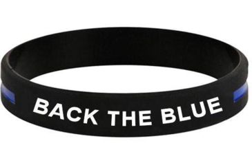 Image of Thin Blue Line Back The Blue Bracelet, 9 Inch, Thin Blue Line - BACK-BLUE-BR-9