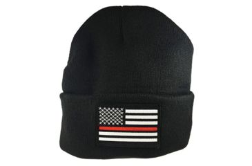 Image of Thin Blue Line Beanie - Thin Red Line American Flag - TRL-AM-BN