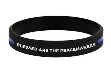 Image of Thin Blue Line Blessed Bracelet, 8 Inch, Thin Blue Line - TBL-BR-BLESSED