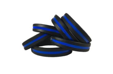 Image of Thin Blue Line Bracelet 7 Inch, Thin Blue Line - TBL-BRACELET-7