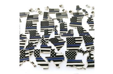 Image of Thin Blue Line California, American Flag Pin, Thin Blue Line - CA-TBL-PIN