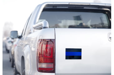 Image of Thin Blue Line Classic Car Decal, 3 X 5 Inches, Reflective - TBL-BB-REFLECT