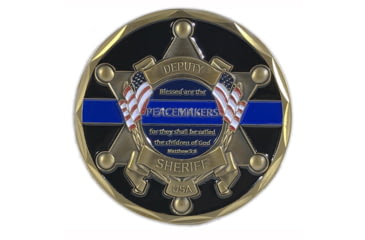 Image of Thin Blue Line Deputy Sheriff St Michael's Coin, TBL-MAT-CC