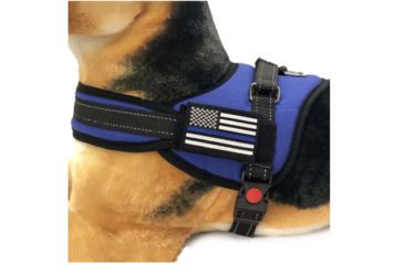 Image of Thin Blue Line Dog Harness, , Thin Blue Line - DOG-HARN-TBL-LARGE-KIT