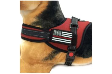 Image of Thin Blue Line Dog Harness Thin Red Line - DOG-HARN-TRL-XXL-KIT
