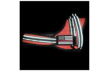 Image of Thin Blue Line Dog Harness Thin Red Line - DOG-HARN-TRL-XXL-KIT