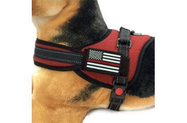 Image of Thin Blue Line Dog Harness Thin Red Line - DOG-HARN-TRL-XXXL-KIT