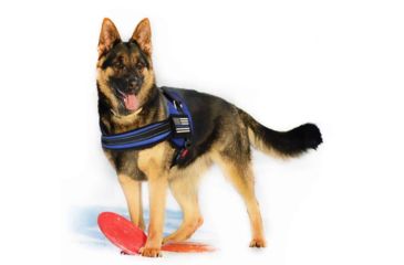 Image of Thin Blue Line Harness With Patch, Thin Blue Line - DOG-HARN-TBL-XXL-KIT