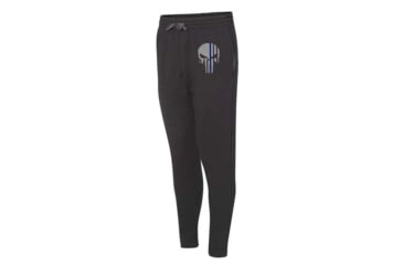 Image of Thin Blue Line Joggers - , Skull, Black - SKULL-TBL-JOGGERS-BLK-XXL