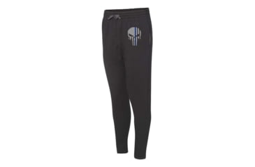 Image of Thin Blue Line Joggers - , Skull, Black - SKULL-TBL-JOGGERS-BLK-L