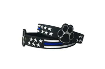 Image of Thin Blue Line K9 Paw Bracelet, Thin Blue Line - PAW-BR