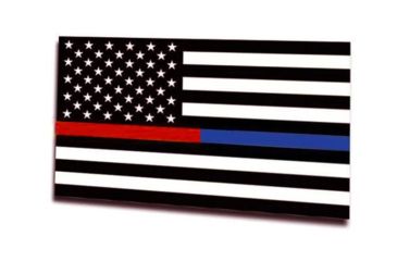 Image of Thin Blue Line Magnet - Dual Line American 3 X 5, Thin Red Line - MAG-TRBL-AM-3X5