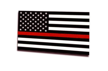 Image of Thin Blue Line Magnet - Thin Red Line American 3 X 5 - MAG-TRL-AM-3X5