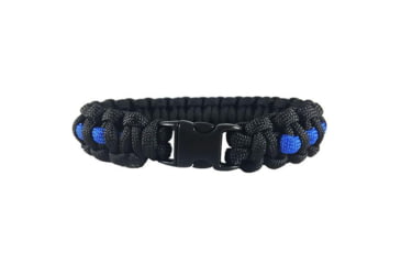 Image of Thin Blue Line Paracord Survival Bracelet, , Thin Blue Line - TBL-PARA-7