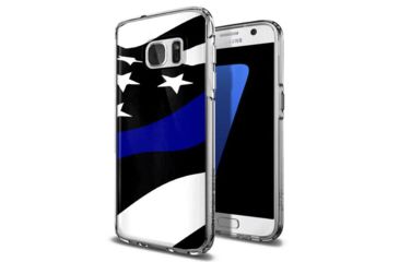 Image of Thin Blue Line Samsung Galaxy S7 Case - - TBL-GAL-S7
